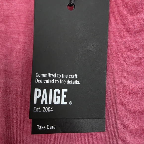 NWT PAIGE Georgina Vintage Rose Plum Tank Top - Size Small - Picture 6 of 11